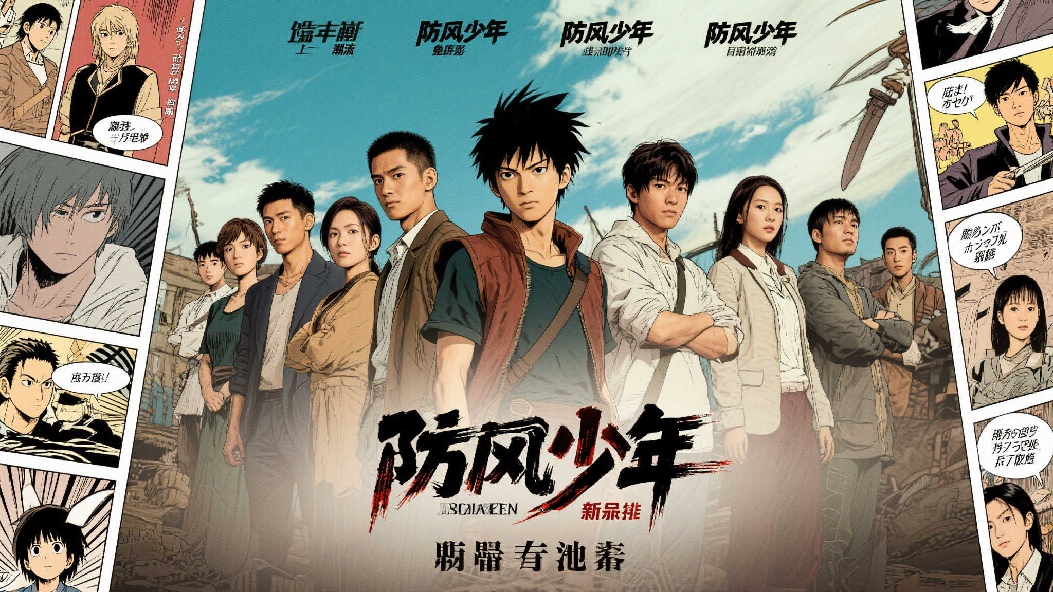 《防风少年》真人漫改电影曝光演员阵容及首支预告影片 《防风少年》真人漫改电影曝光演员阵容及首支预告影片