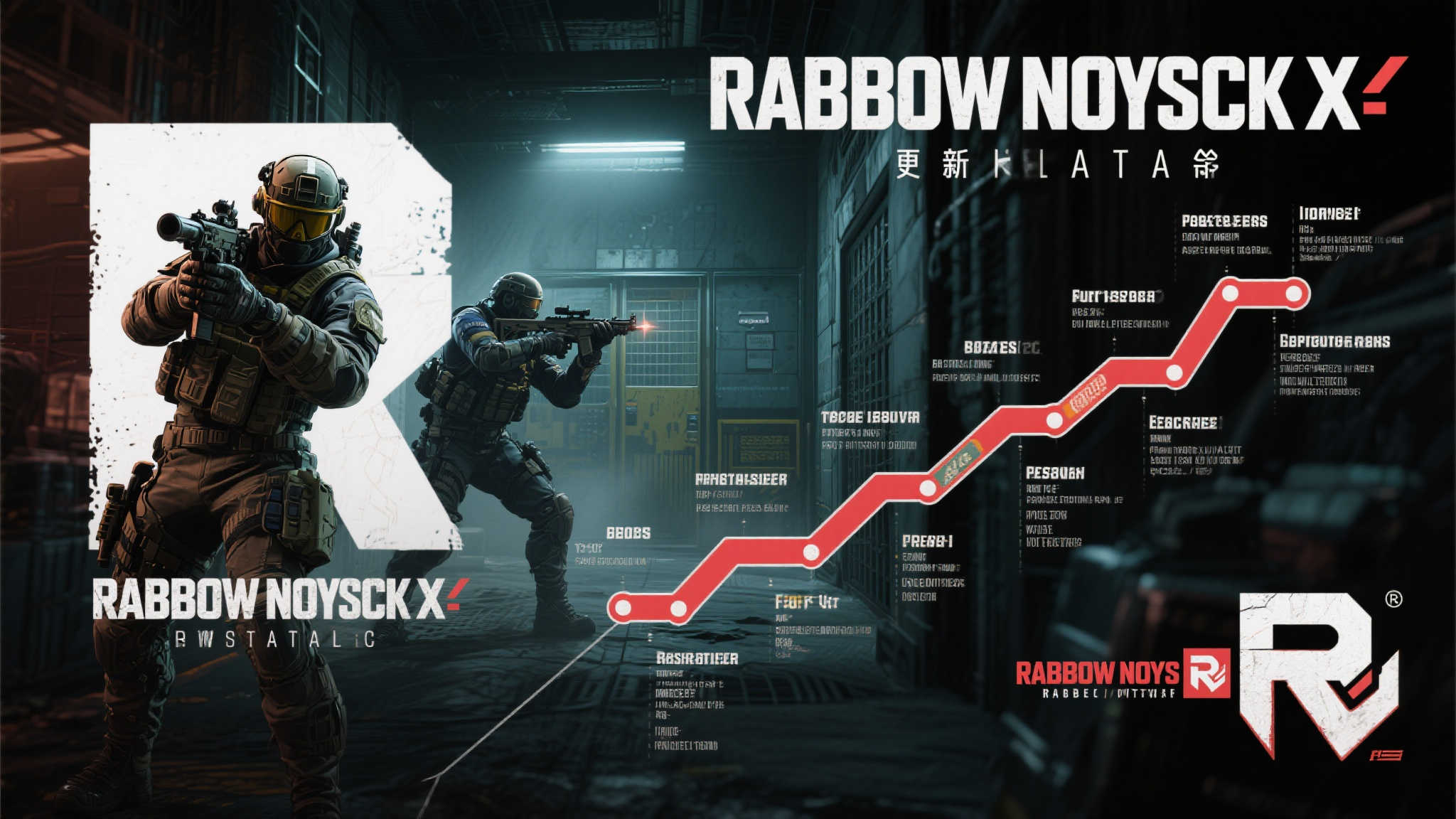 崭新篇章揭幕!《彩虹六号:围攻X》未来更新计划曝光 在战术射击游戏领域,《彩虹六号:围攻》一