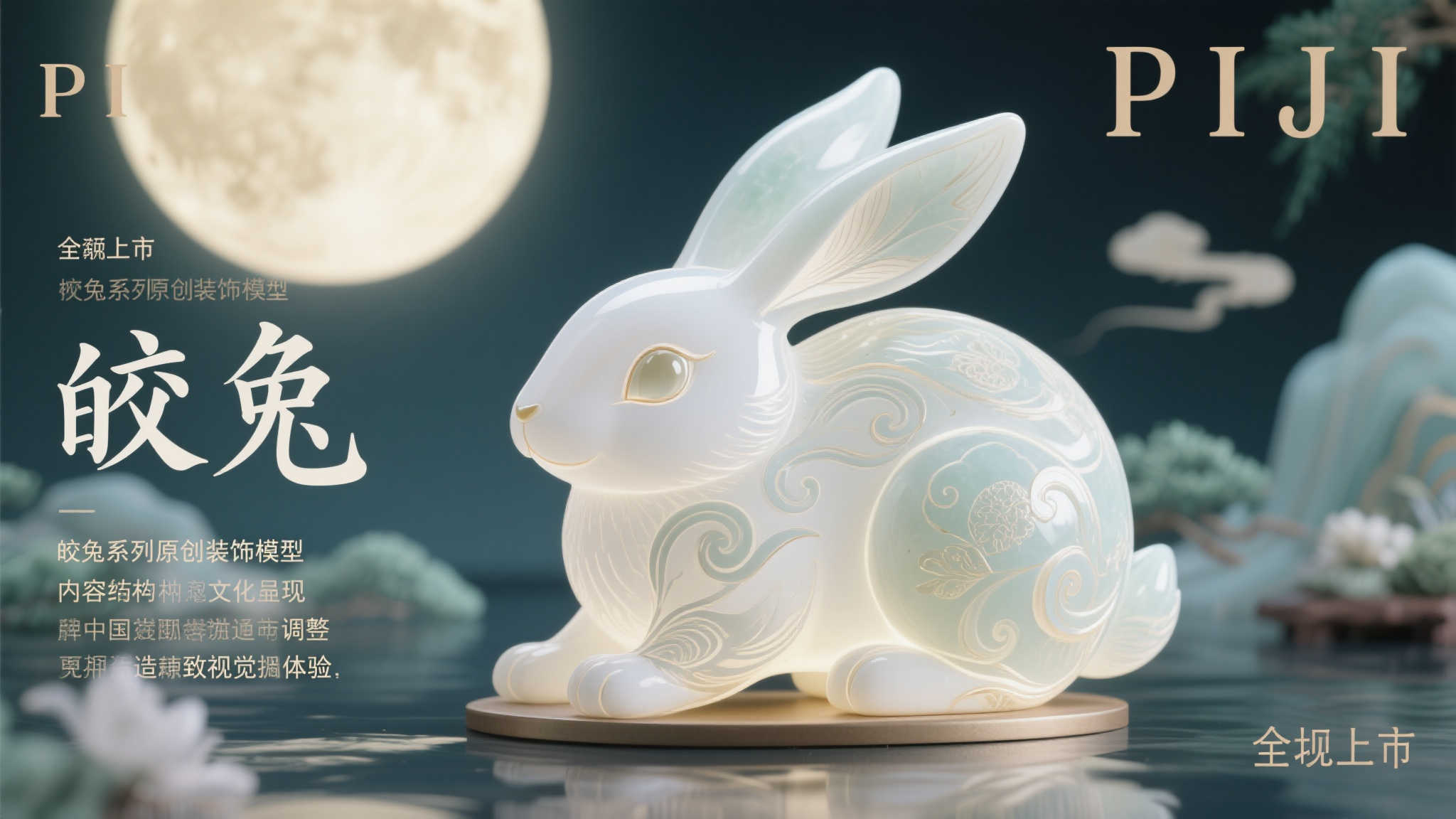 PIJI独创皎兔手办震撼来袭,预计2026年3月与您见面 对于熟悉PIJI品牌的人而言,每一款产品